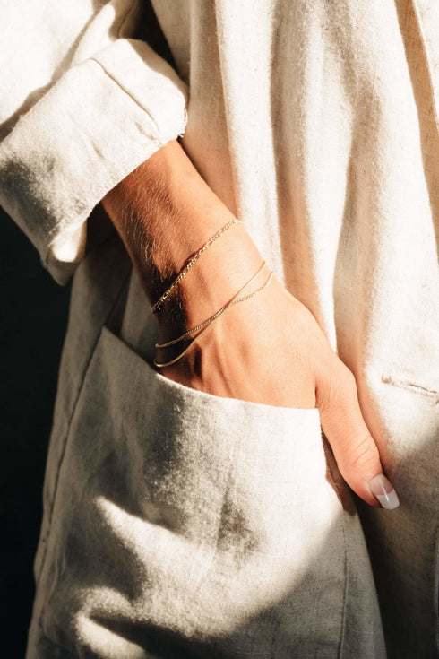 VIOLET ARMBAND ZILVER